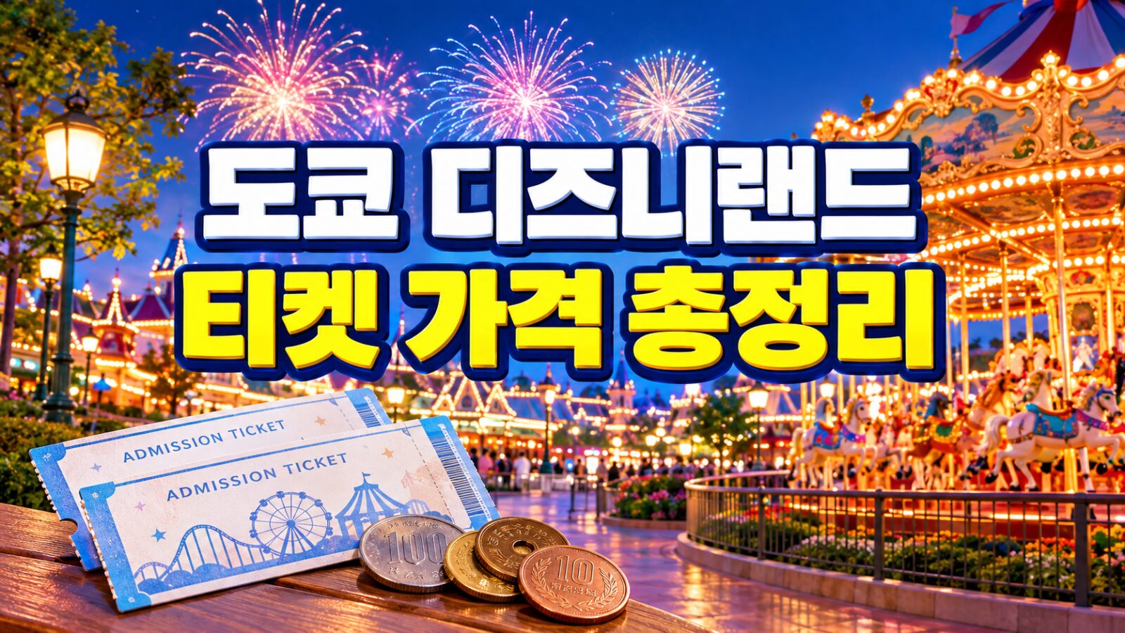 도쿄 디즈니랜드 티켓 가격