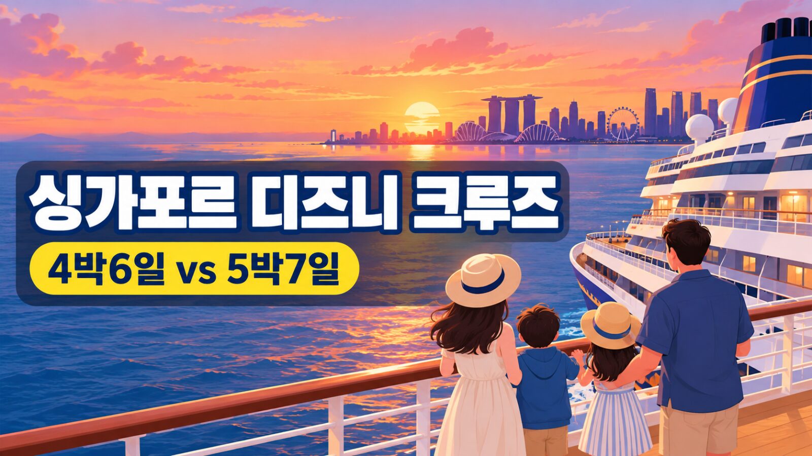 싱가포르 디즈니 크루즈