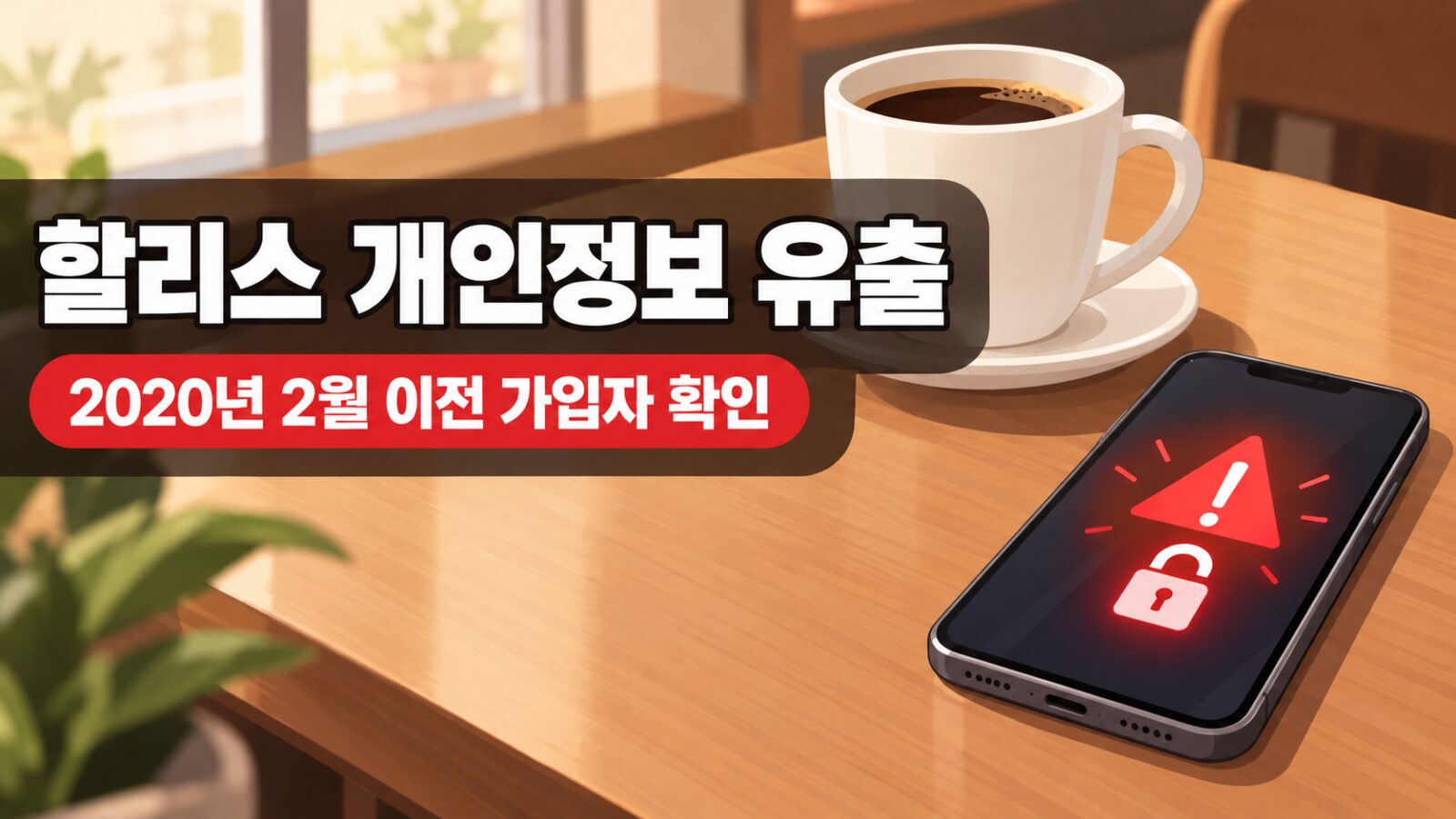 할리스 개인정보 유출